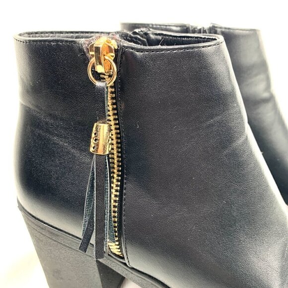 Koi Footwear Chunky Vegan Chelsea Ankle Boot With Tassel - Black, Size UK 5/US 7 - Picture 8 of 12